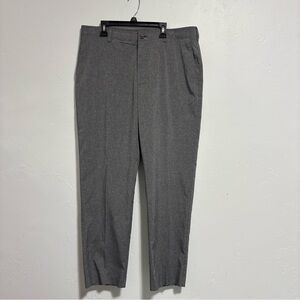 Ben Hogan Men's Gray Golf Pant Size 36x30 Casual Athletic Flat Front Pockets
